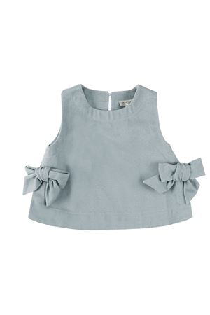 Top in cotone azzurro DONSJE KIDS | 411560000070